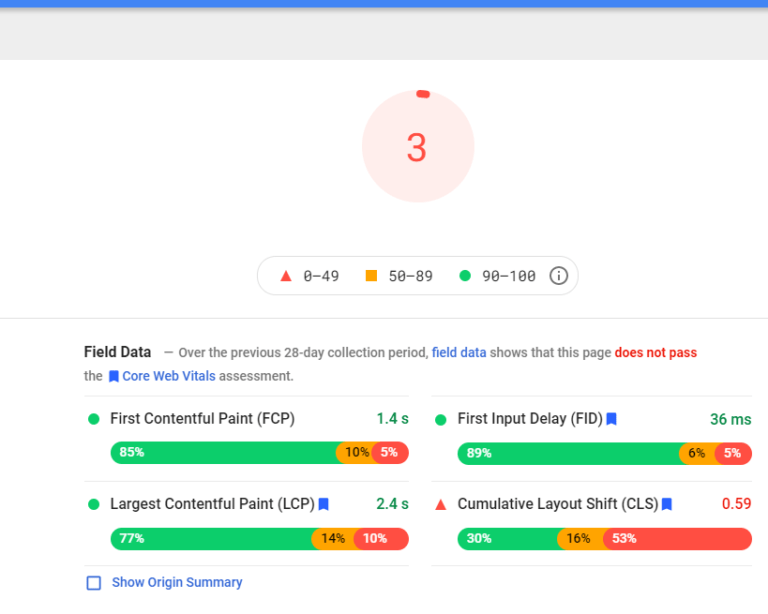 שיפור מהירות אתר